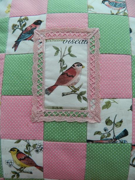 Patchwork obliecka na vankus 43cm x 43cm,