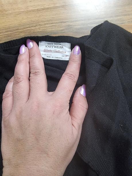 Zara sveter s umelou kozou, zara,152