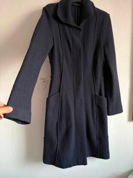 Luxusny vlny kabat 100 perc vlna sfizio velk s, s