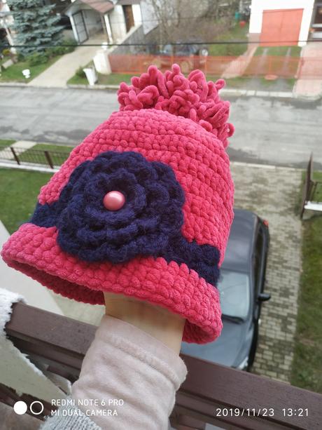 Dievčenská zimná čiapka, 104