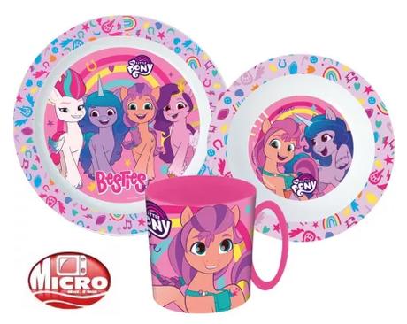 Jedálenský set - plast - my little pony 01-skladom, 
