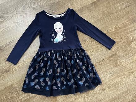 Šaty frozen, h&m,122