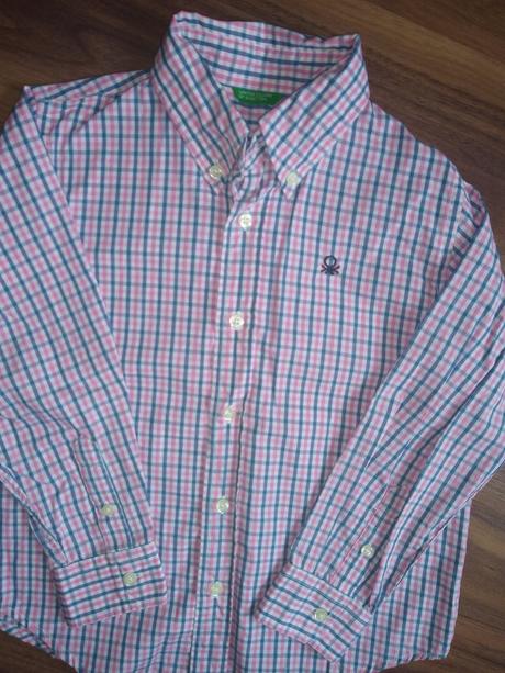 Moderná košeľa top stav, benetton,110