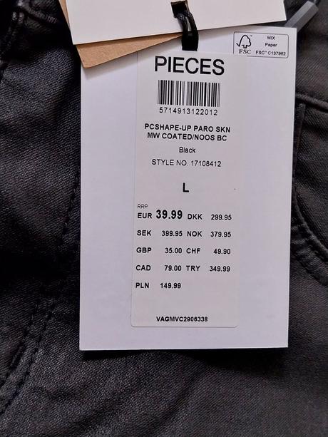 Kožené nohavice, l