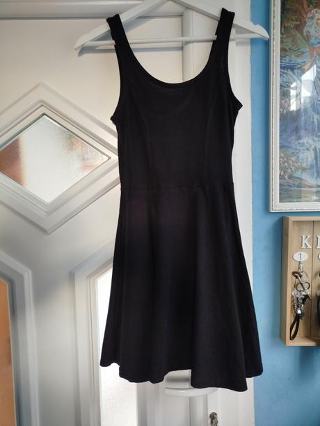 Čierne šaty, h&m,xs