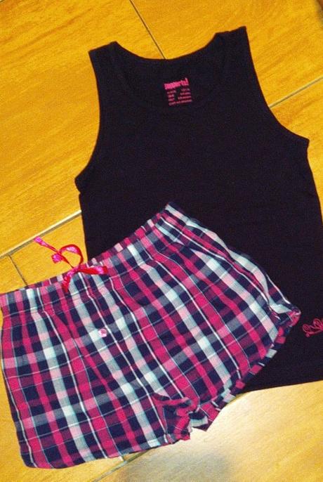 Káro kraťasky & triko 122/128, pepperts,122
