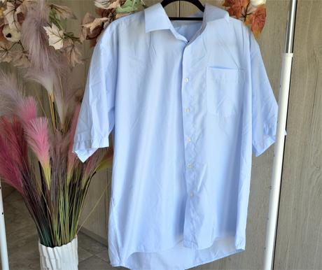 Bledomodrá košeľa century-xxl, xxl