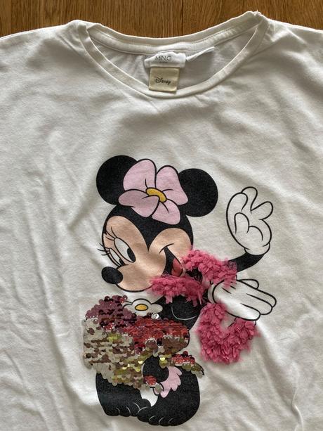 Tricko s minnie, mango,152