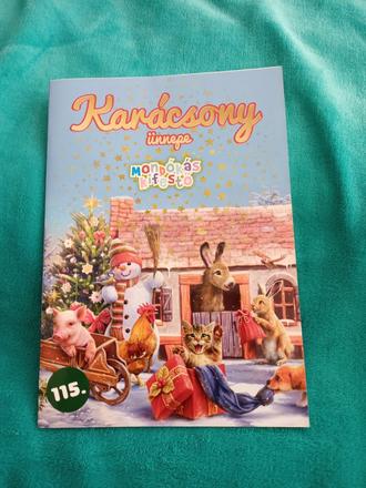 Karácsony mondókás kifestő,