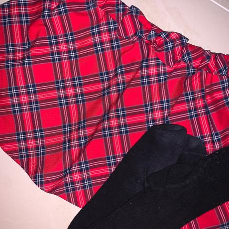 Károvaná sukňa, h&m,122