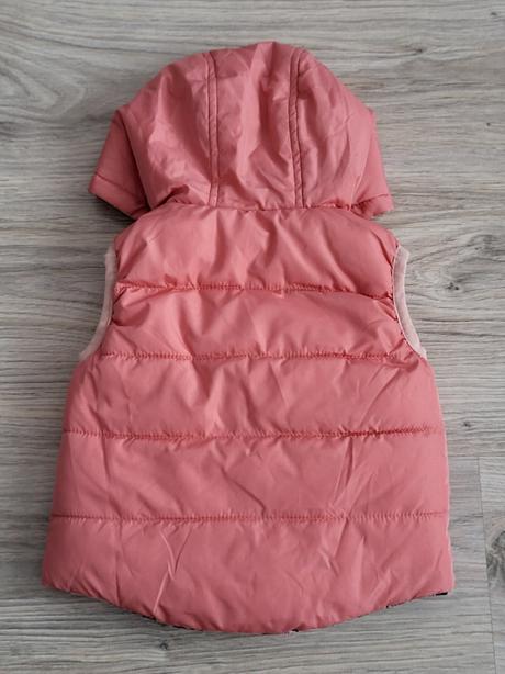 Obojstranná zateplená vesta disney minnie 62, disney,62