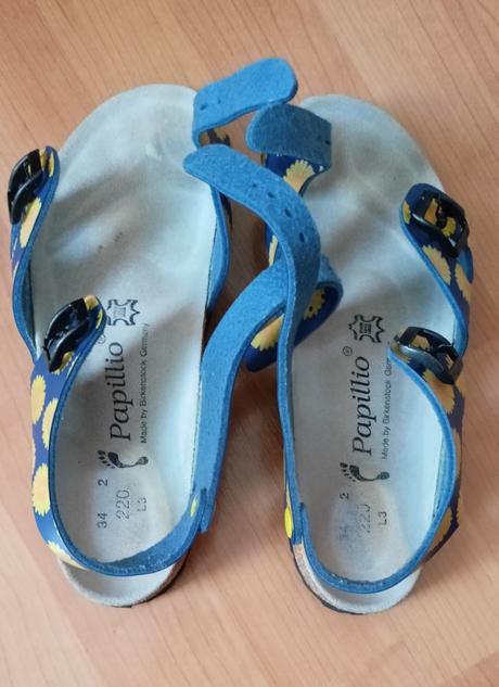 Sandálky papillio by birkenstock č.34 / 22 cm, birki,34