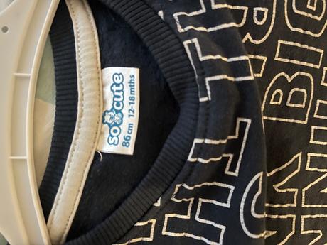 Tmavomodra mikina -think big-, pepco,86