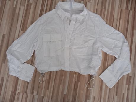 Štýlová letna croptop blúza, new yorker,m