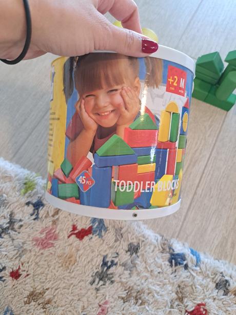 Drevené kocky 44 ks,