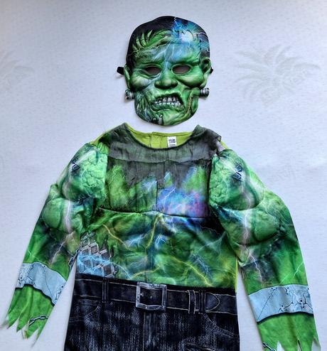 Frankenstein exkluzívny komplet kostým veľ.122-128,