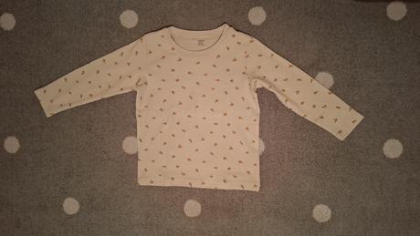 Vrúbkované tričko s kvietkami, lindex,98