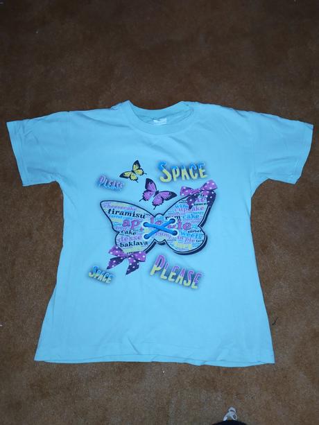 Tričko 122-128 s poštou, 122