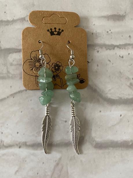 Náušnice s minerálmi, 