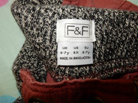 Bordové nohavice, f&f,122