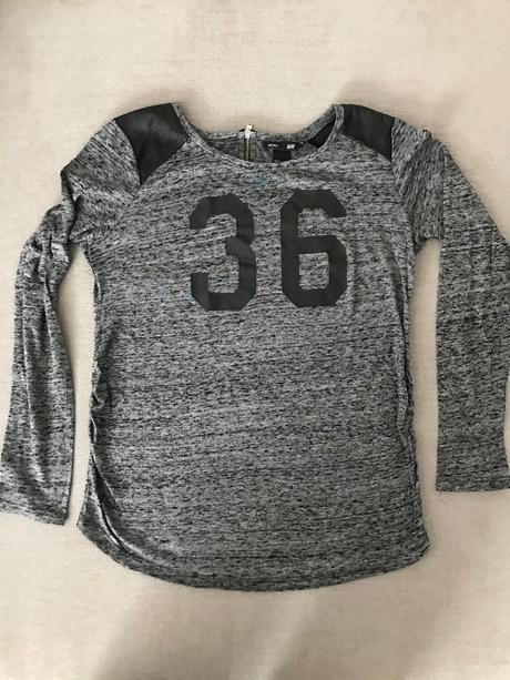 Tehotenske tricko s dlhym rukavom, h&m,s