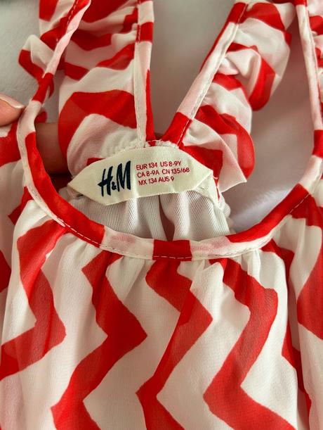 Ľahučké šaty z h&m, h&m,134