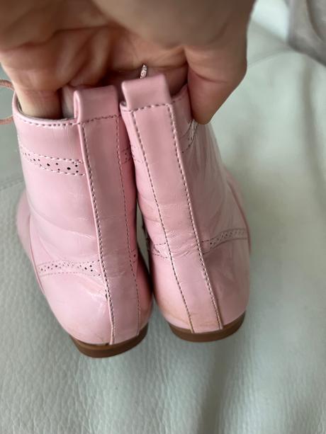 Jesenné kožené čižmičky zn. bubble bobble, 30