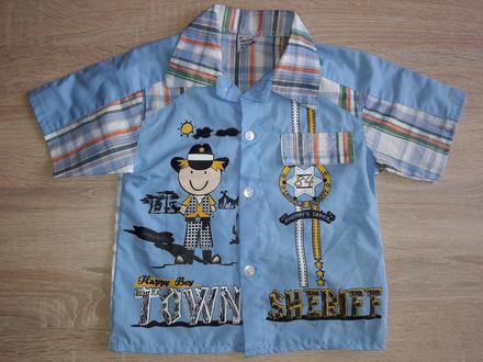 Košeľa pre malého sheriffa, baby club,86