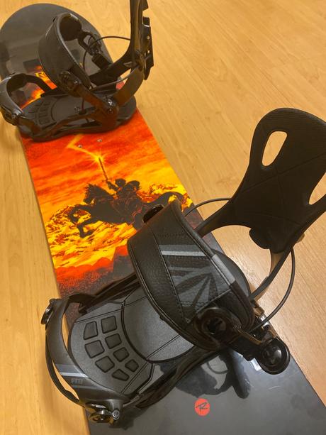 Snowboard rossignol s rychloupinac.viazaním, rossignol,140-149 cm