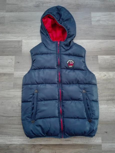 Obojstranná veteovka bez rukávov, 134