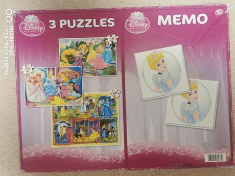 Puzzle + memo princezné,