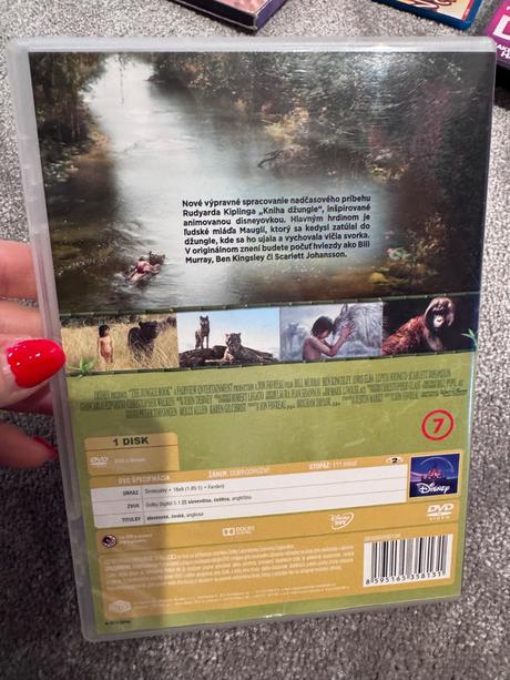Dvd kniha džungle, 