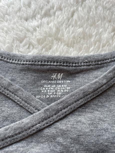 Bavlnene zavinovacie body 68 h&m, h&m,68