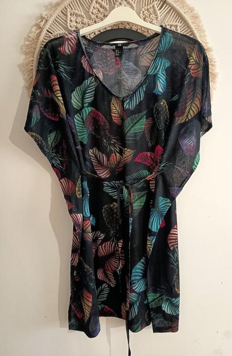 Plážové šaty na plavky, h&m,m