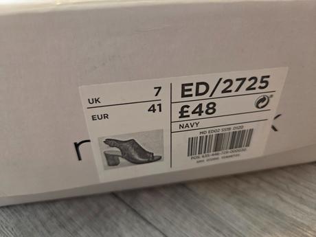 Modré kožené sandále, next,41