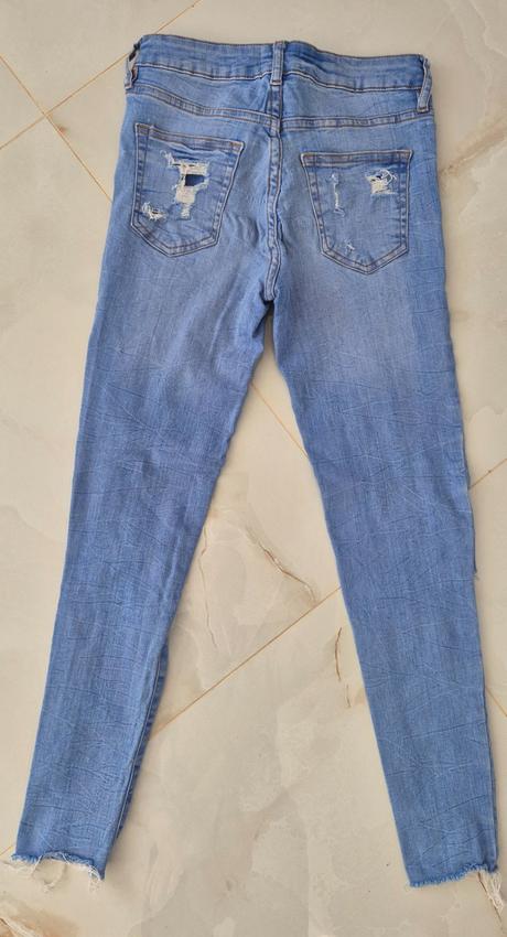 Roztrhané džínsy f&f, f&f,xs