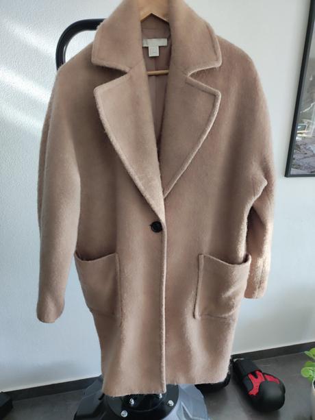 Krásny oversize kabát, h&m,s