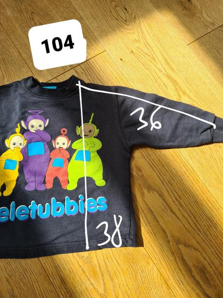 Retro mikina teletubies, 104
