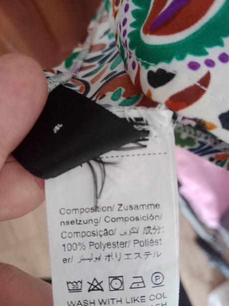Vzorované ľahké letné šaty, l
