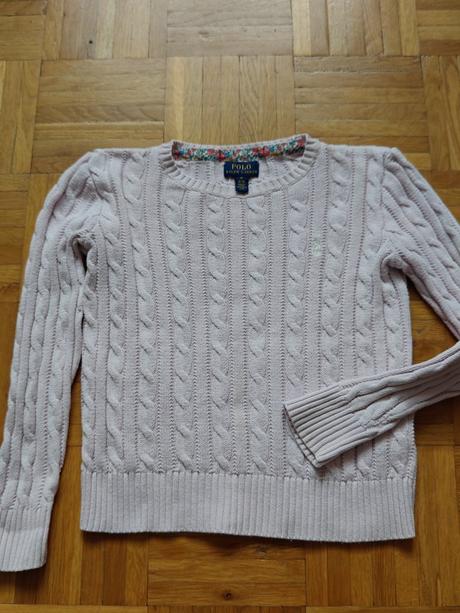 Ralph lauren bavlnený dievčensky sveter, ralph lauren,128