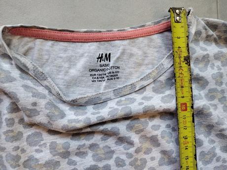 Pyžamové tričká s dlhým rukávom, h&m,134