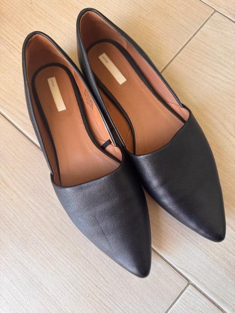 Kožené slip on, h&m,41