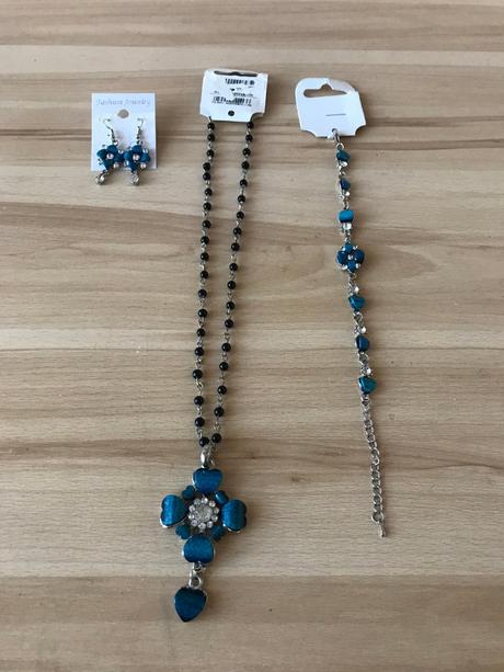 Nádhredný set - modré kamene -darček,