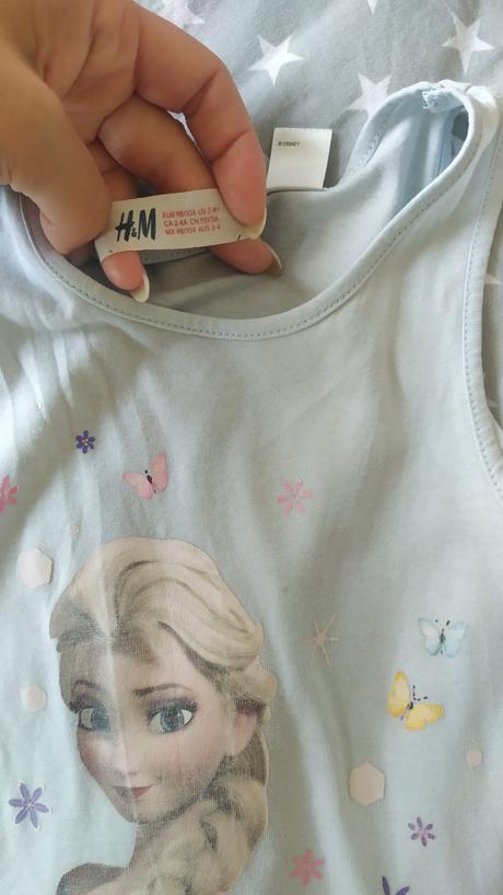 Frozen šaty, h&m,98