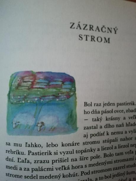 Zázračný strom-bratov grimmovcov rozprávky retro, 