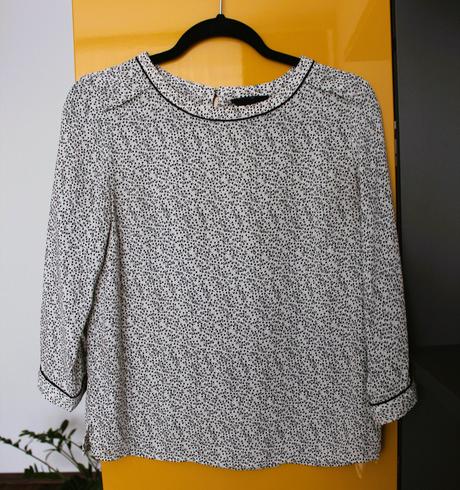 Top s 3/4 rukávmi, h&m,36