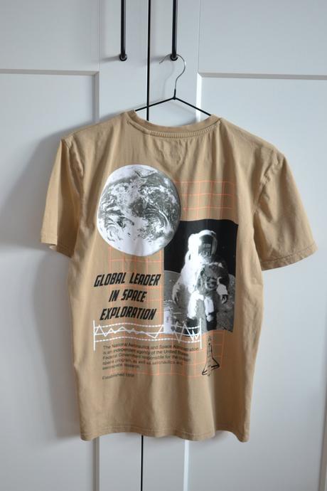 Béžové tričko nasa 158, f&f,158