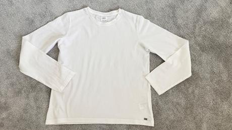 Biele hladké tričko zara, zara,158
