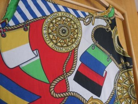 Love moschino luxusne letne damske saty vel. m/l, moschino,m