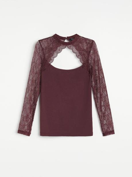 Čipkované tričko reserved, reserved,34 - xs